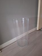 Grote hoge glazen vaas, Minder dan 50 cm, Glas, Zo goed als nieuw, Ophalen