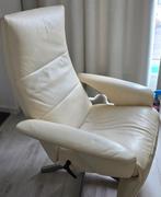 Jori relaxfauteuil leer, Huis en Inrichting, Fauteuils, Ophalen, Gebruikt, Minder dan 75 cm, Leer