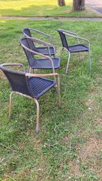 4 tuistoelen, Ophalen, Gebruikt, Aluminium