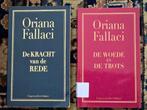De kracht van de rede/De woede en de trots (Oriana Fallaci), Boeken, Geschiedenis en Politiek, Zo goed als nieuw, Verzenden