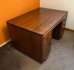 Teak houten bureau (vintage/antiek), Huis en Inrichting, Bureaus, Ophalen, Gebruikt, Bureau