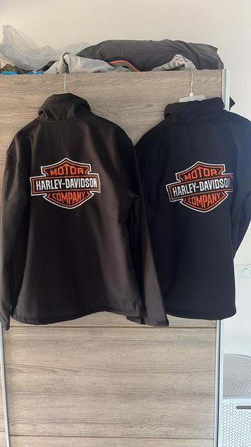 Shoft shell jas. Harley davidson bar and shield geborduurd! beschikbaar voor biedingen
