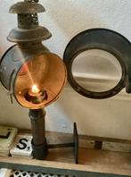 Antieke Franse koetslamp, met kaars, Antiek en Kunst, Ophalen of Verzenden