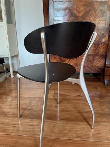 Fijn ontworpen Italiaans design stoeltje Massief aluminium  beschikbaar voor biedingen