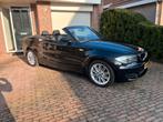 BMW 1-Serie 2.0 118I Cabrio 2009 Zwart ABSOLUTE NIEUWSTAAT, 1-Serie, Zwart, Cabriolet, 4 stoelen