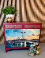 Vintage dressoir - bluegoose, Huis en Inrichting, Kasten | Dressoirs, Ophalen, 25 tot 50 cm