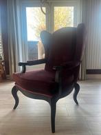 Schitterende oorfateuille velours, Huis en Inrichting, Stoelen, Overige kleuren, Ophalen of Verzenden, Zo goed als nieuw, Eén