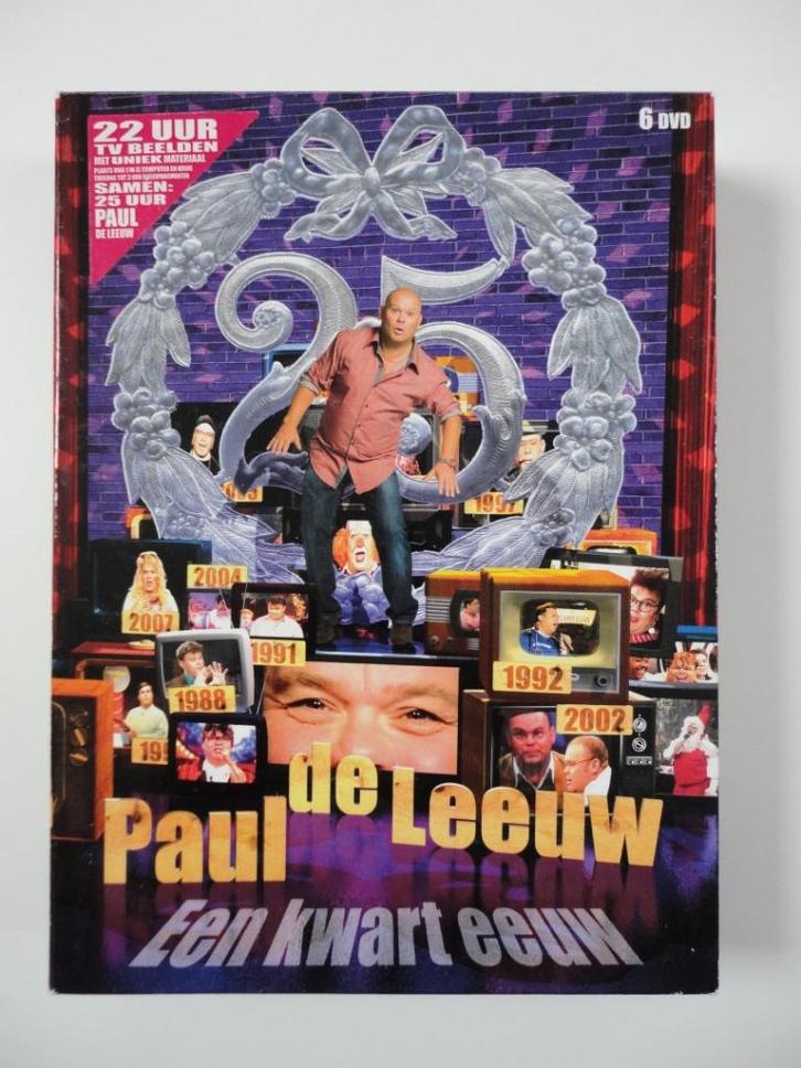 Paul de Leeuw: Een Kwart Eeuw (2008) *6 DVD, Cd's en Dvd's, Dvd's | Nederlandstalig, Tv non-fictie, Documentaire, Boxset, Alle leeftijden