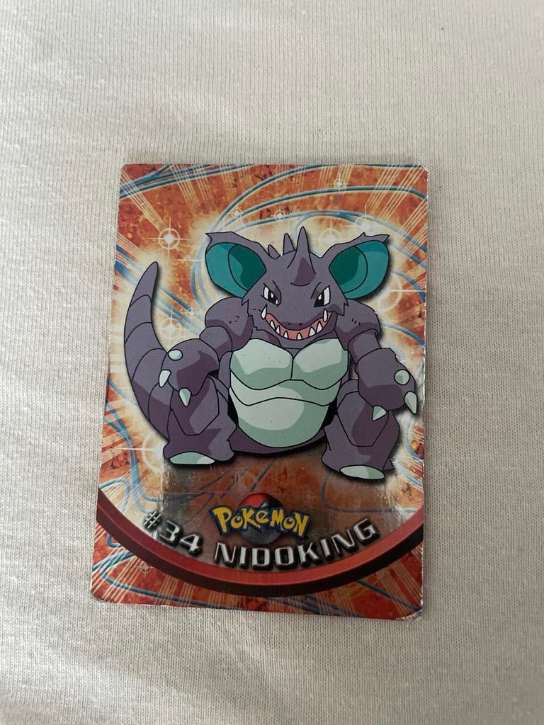 Nidoking Pokemon Kaart, Verzenden, Gebruikt, Losse kaart