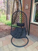 Hangstoel zwart compleet, Tuin en Terras, Tuinstoelen, Ophalen, Gebruikt, Overige materialen