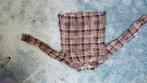 Schotse ruit blouse tartan bruin shirt Object 38 / M nieuw, Ophalen of Verzenden, Zo goed als nieuw, Maat 38/40 (M), Bruin
