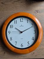 Wandklok met beuken rand, merk Junghans.., Ophalen, Zo goed als nieuw, Wandklok