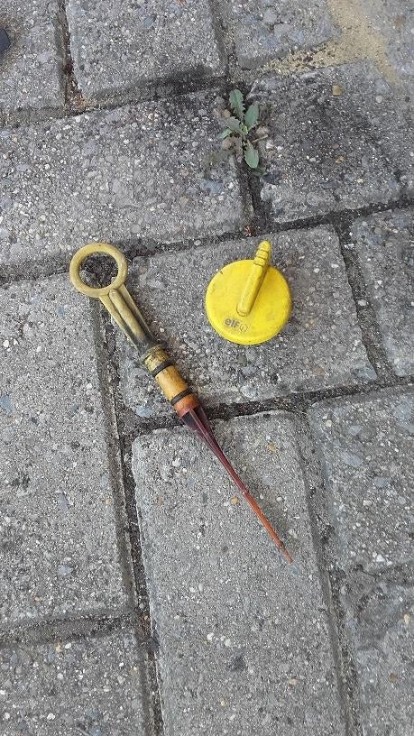 Olie peilstok en olie dop Megane Coupe 2001, Auto diversen, Ophalen of Verzenden