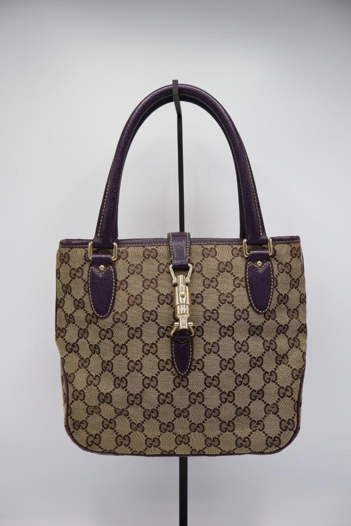 Gucci GG Handtas Paars, Sieraden, Tassen en Uiterlijk, Tassen | Damestassen, Gebruikt, Handtas, Paars, Ophalen of Verzenden