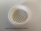 ventilatie rozet rooster 39mm wit, -, -, Nieuw, Ophalen of Verzenden