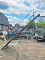 Stalen trap groen hoog2,9mtr nob097, Ophalen