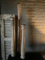 Set van 3 houten kandelaars, Zwart, Ophalen of Verzenden, Zo goed als nieuw, Minder dan 25 cm