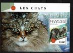 togo 2018 pf blok poezen katten cats zoogdieren 2, Ophalen of Verzenden, Postfris, Dier of Natuur