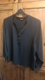 MS Mode Zwarte Blouse Maat 48, Kleding | Dames, Blouses en Tunieken, Zwart, Maat 46/48 (XL) of groter, Ophalen of Verzenden, Zo goed als nieuw