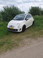 Fiat 500 1.2 AUTO Abarth Look 51KW 2010 Parelmoer, 4 cilinders, Wit, Leder, Particulier