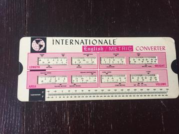 Engelse metric converter, gemaakt door fmc ordnance division beschikbaar voor biedingen