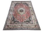 Handgeknoopt oosters wol Kashmir tapijt medallion 173x243cm, Persian Perzisch vintage oosters hype, Gebruikt, Crème, 150 tot 200 cm
