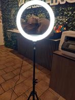Grundig Ringlamp standaard, selfie, selfiestick, selfiestok, Ophalen of Verzenden, Gebruikt, Lamp of Flitsset