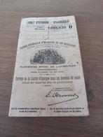 België distributie stamkaart Viane - Moerbeke 1911 - 1936, Ophalen of Verzenden