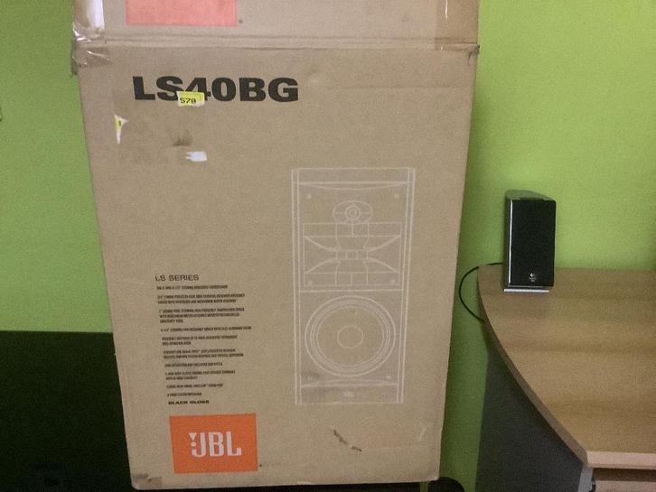 JBL LS 40 boekenplankluidspreker, Audio, Tv en Foto, Luidsprekers, Gebruikt, Front, Rear of Stereo speakers, 120 watt of meer