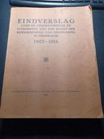 Eindverslag  Rijksosporing Delfstoffen in  Ned. 1903-1916, Boeken, Ophalen of Verzenden, Gelezen, Overige wetenschappen