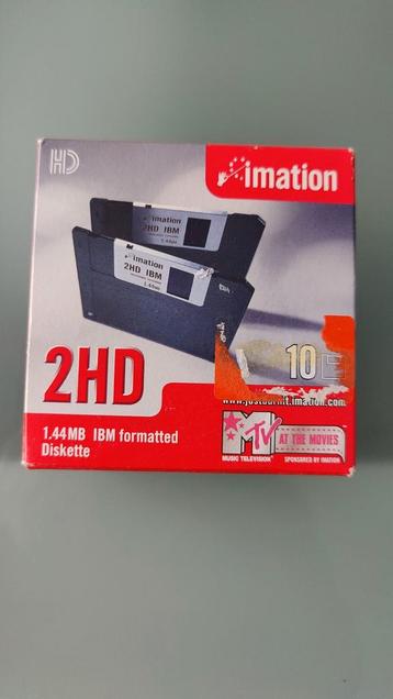 Imation 3.5" DS-HD 10 diskettes nieuw beschikbaar voor biedingen