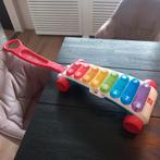 Fisher-Price Xylofoon met Wieltjes, Ophalen, Zo goed als nieuw, Auto, Met wieltjes