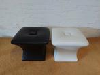 Vintage Stokking poef voetenbankje hocker mid century, Vierkant, Zo goed als nieuw, ..., ...