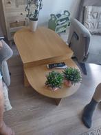 Salon tafel, Huis en Inrichting, Tafels | Salontafels, Ophalen, 100 tot 150 cm, Eikenhout, Nieuw