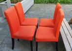 4 Ikea stoelen (gebruikt), Huis en Inrichting, Ophalen of Verzenden, Zo goed als nieuw, Wit