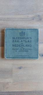 Sleeswijk zak-atlas van Nederland, Gelezen, Overige atlassen, Ophalen of Verzenden, 1800 tot 2000