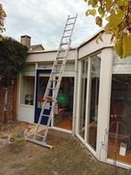 Uitschuifladder 2 delig, Doe-het-zelf en Verbouw, Ladders en Trappen, Ophalen of Verzenden, 4 meter of meer