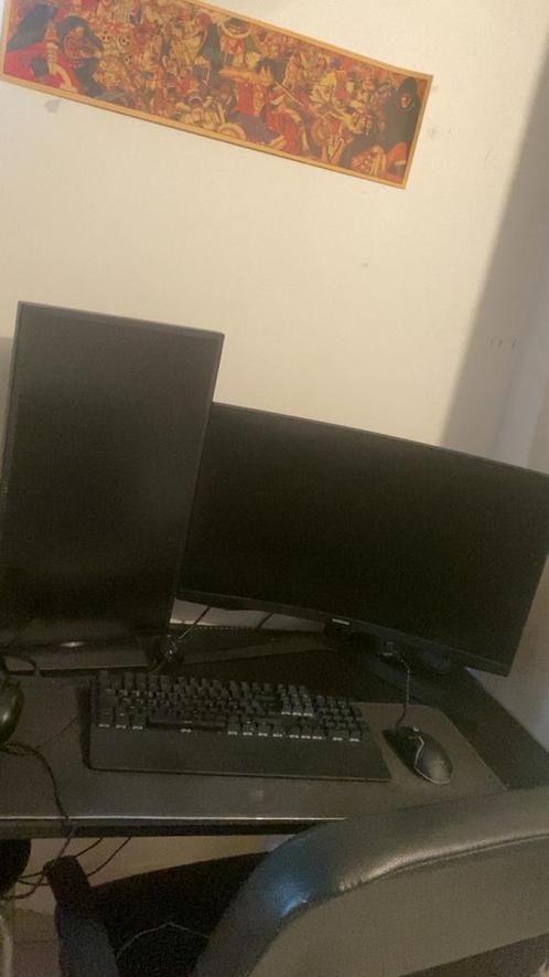 Super Gaming Setup Accessoires Monitors toetsenbord…., Computers en Software, Desktop Pc's, Zo goed als nieuw, 3 tot 4 Ghz, Gaming