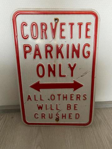 Corvette parking bord beschikbaar voor biedingen