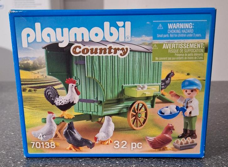 Playmobil kippen en konijnen hok, Kinderen en Baby's, Speelgoed | Playmobil, Zo goed als nieuw, Complete set, Ophalen