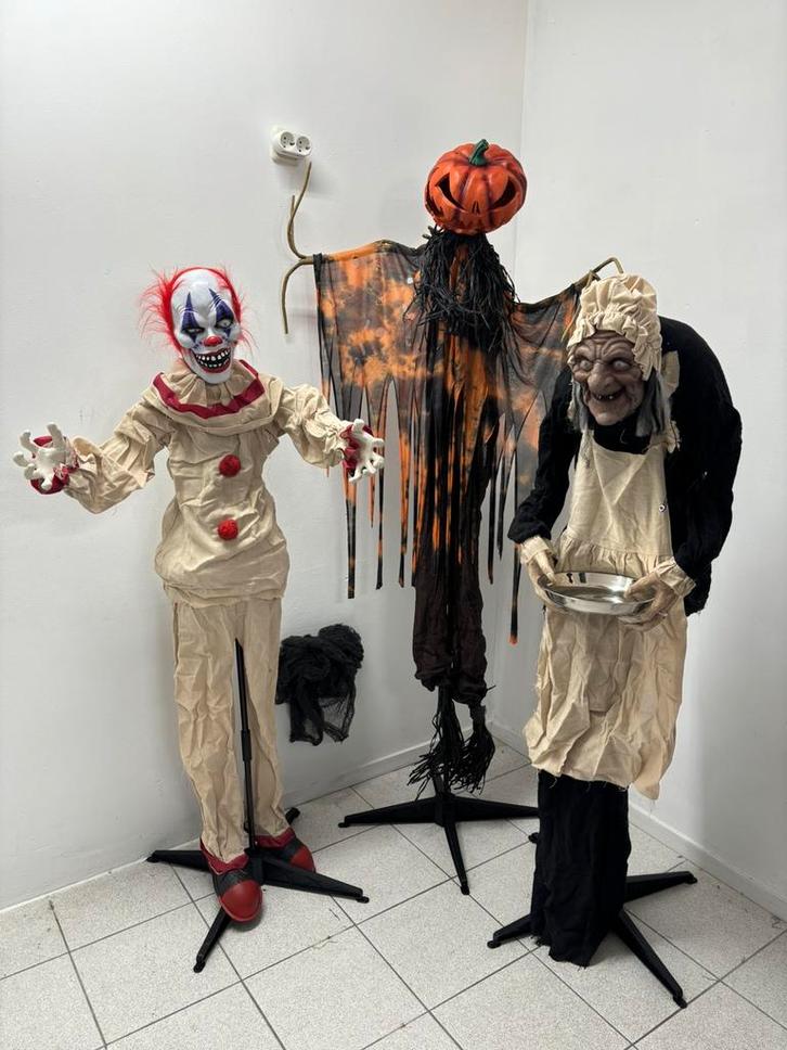 Set halloween animatronics, Hobby en Vrije tijd, Feestartikelen, Halloween of Griezel, Ophalen of Verzenden
