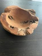 Houten schaal, Ophalen, Schaal, Rond, Zo goed als nieuw