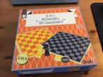 HEMA 2 in 1 schaken en dammen. Nieuw, Hobby en Vrije tijd, Gezelschapsspellen | Bordspellen, Een of twee spelers, Ophalen of Verzenden