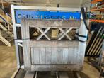 Elektische poort hout, Tuin en Terras, Ophalen, Gebruikt, Hout, Tuinhek