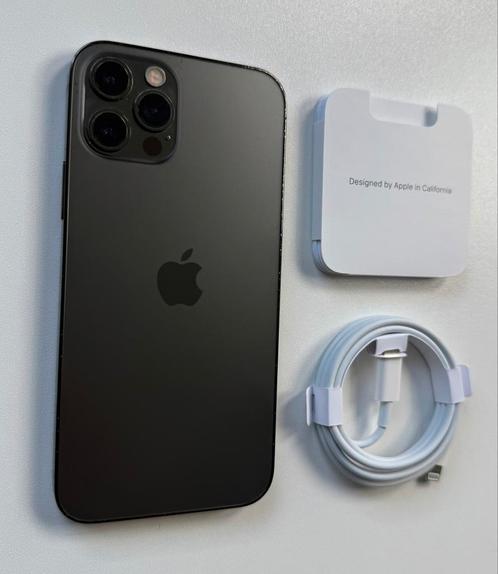 iPhone 12 Pro 256GB Grafiet | Krasvrij scherm | Accu 100%, Telecommunicatie, Mobiele telefoons | Apple iPhone, Gebruikt, 256 GB