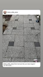 Gratis tuin tegels, Tuin en Terras, Ophalen, Beton, 10 m² of meer, Terrastegels