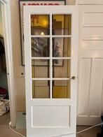 Binnendeur met glas in lood voor restauratie, Ophalen, Gebruikt, 80 tot 100 cm, Binnendeur