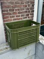 Fietskrat legergroen, Ophalen, Gebruikt, Fietskrat