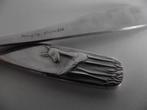 vintage RVS kinderbestek vork mesje hert Amefa 14-17 cm 1960, Antiek en Kunst, Ophalen of Verzenden