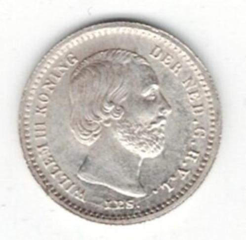 25-1673 Nederland 5 cent 1869, Postzegels en Munten, Munten | Nederland, Losse munt, 5 cent, Koning Willem III, Zilver, Verzenden